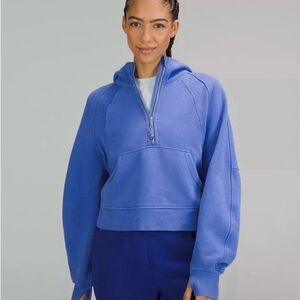 lululemon athletica Blue Half-Zip Hoodie